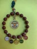 2025 New Cinnabar car pendant, "Have a Smooth Journey" high-end car pendant, creative car interior pendant, "Five Roads God of Wealth" car pendant, decorative piece details Picture
